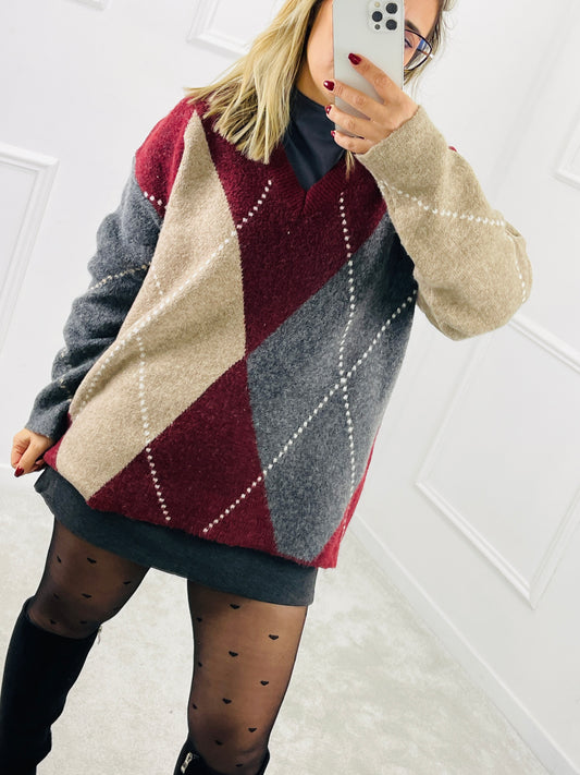 CAMISOLA PADRÃO LOSANGULOS