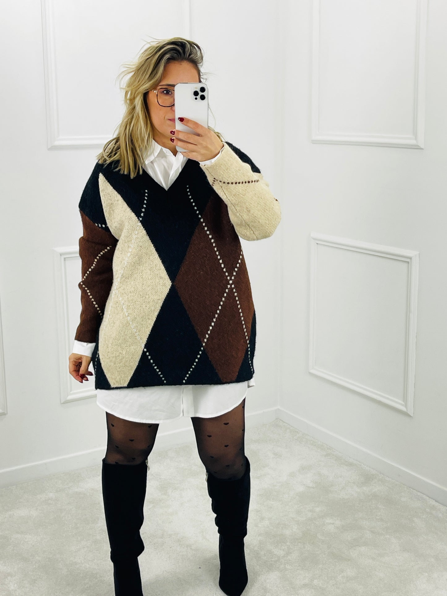 CAMISOLA PADRÃO LOSANGULOS