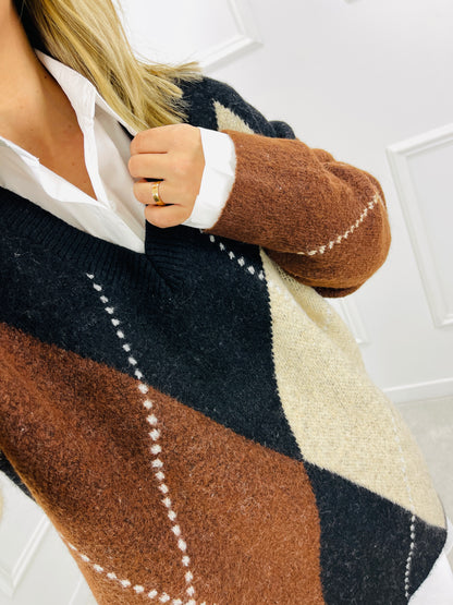 CAMISOLA PADRÃO LOSANGULOS