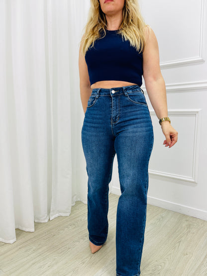 CALÇA WIDE LEG PUSH UP