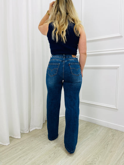 CALÇA WIDE LEG PUSH UP