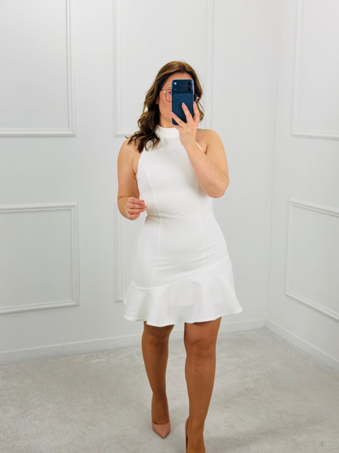 VESTIDO CURTO BRANCO VERA Y LUCY
