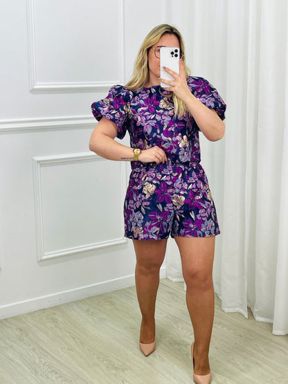 CONJUNTO BORDADO ROXO IVIVI