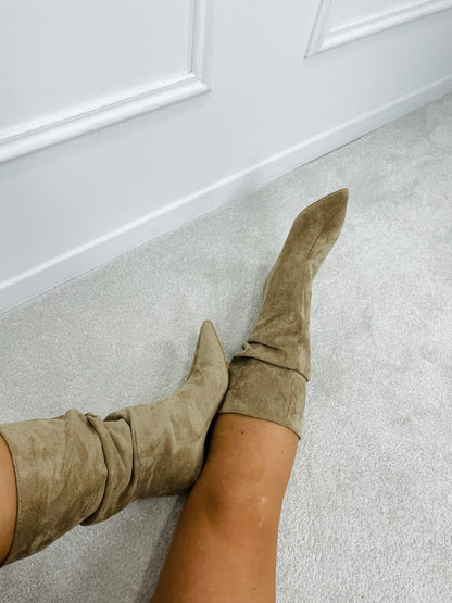 BOTAS CAMURÇA CANO SLOUCH CAMEL