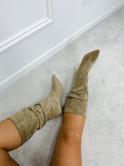 BOTAS CAMURÇA CANO SLOUCH CAMEL