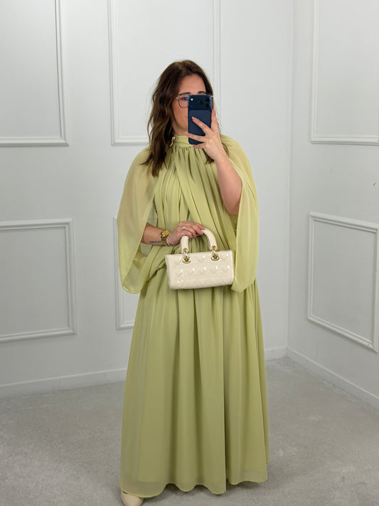 CONJUNTO SAIA E TOP VERDE