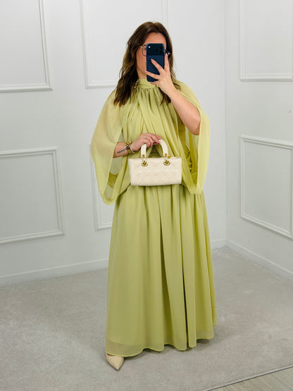 CONJUNTO SAIA E TOP VERDE