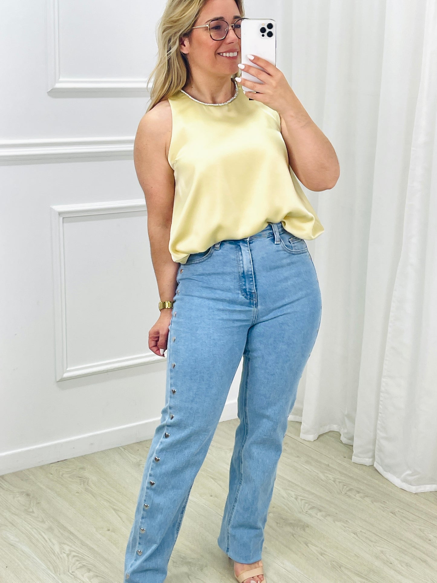 TOP HALTER CETIM COM DETALHE STRASS
