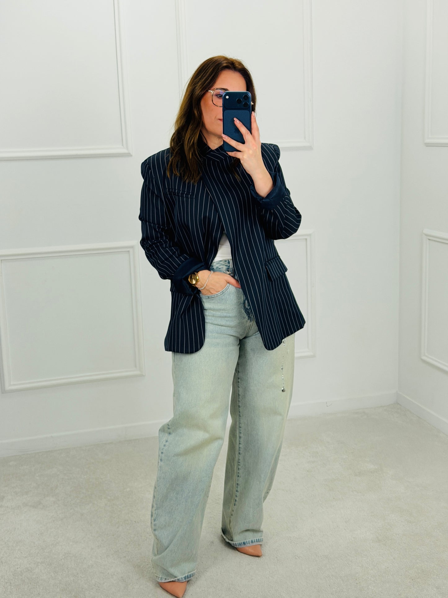 BLAZER ASSIMETRICO STRIPES