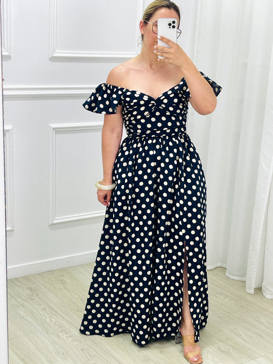 VESTIDO DOT´S MARINHO