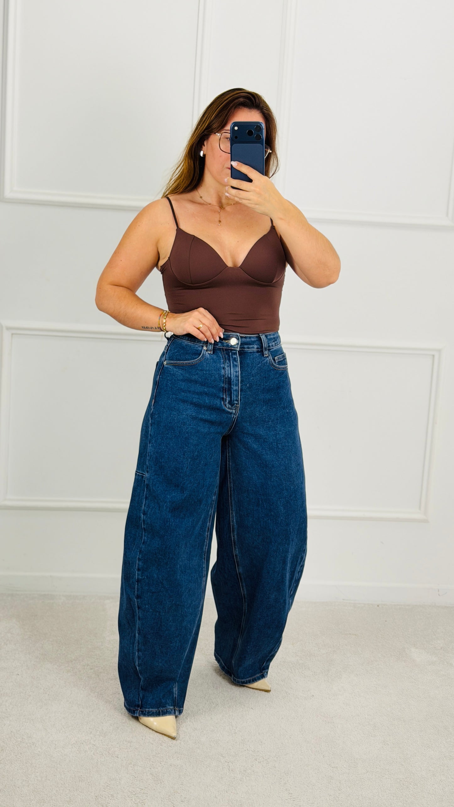 CALÇA BALLOON GANGA AZUL