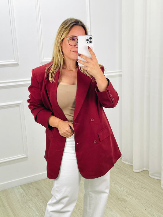 BLAZER MOCHY BORDEAUX
