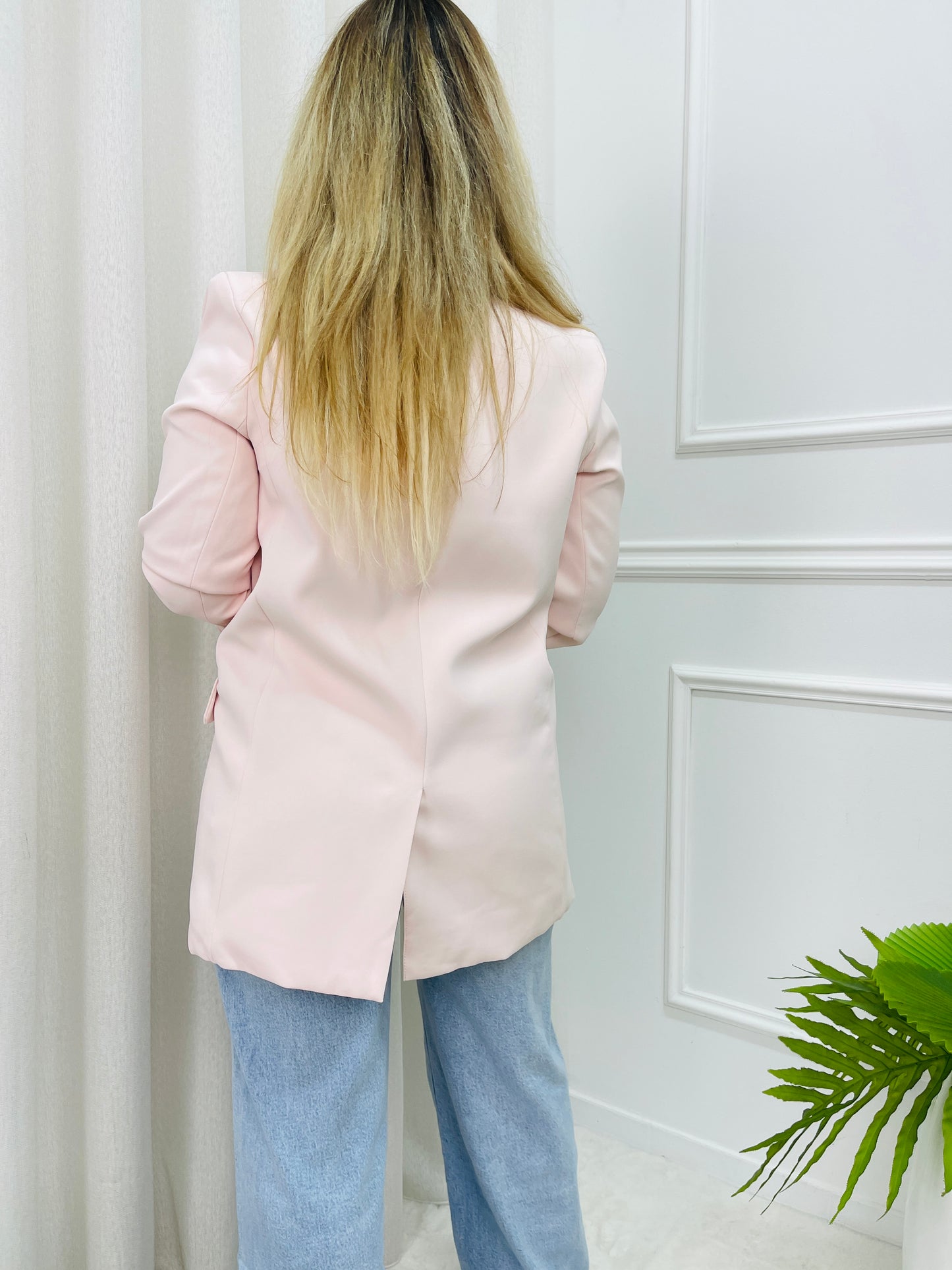 BLAZER OVERSIZED ROSA MOCHY