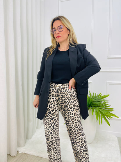 BLAZER OVERSIZED PRETO MOCHY