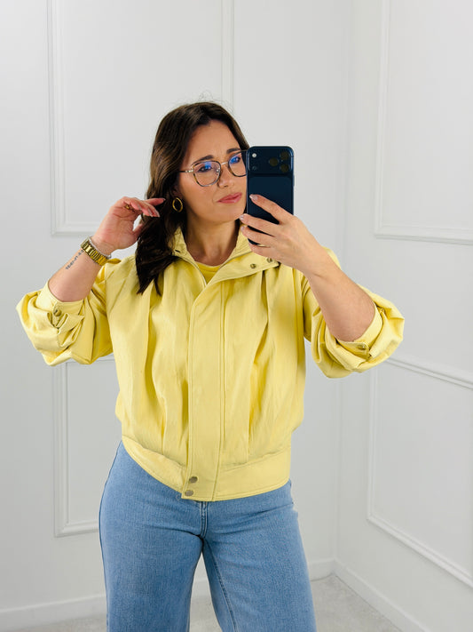 CASACO ECOPELE AMARELO