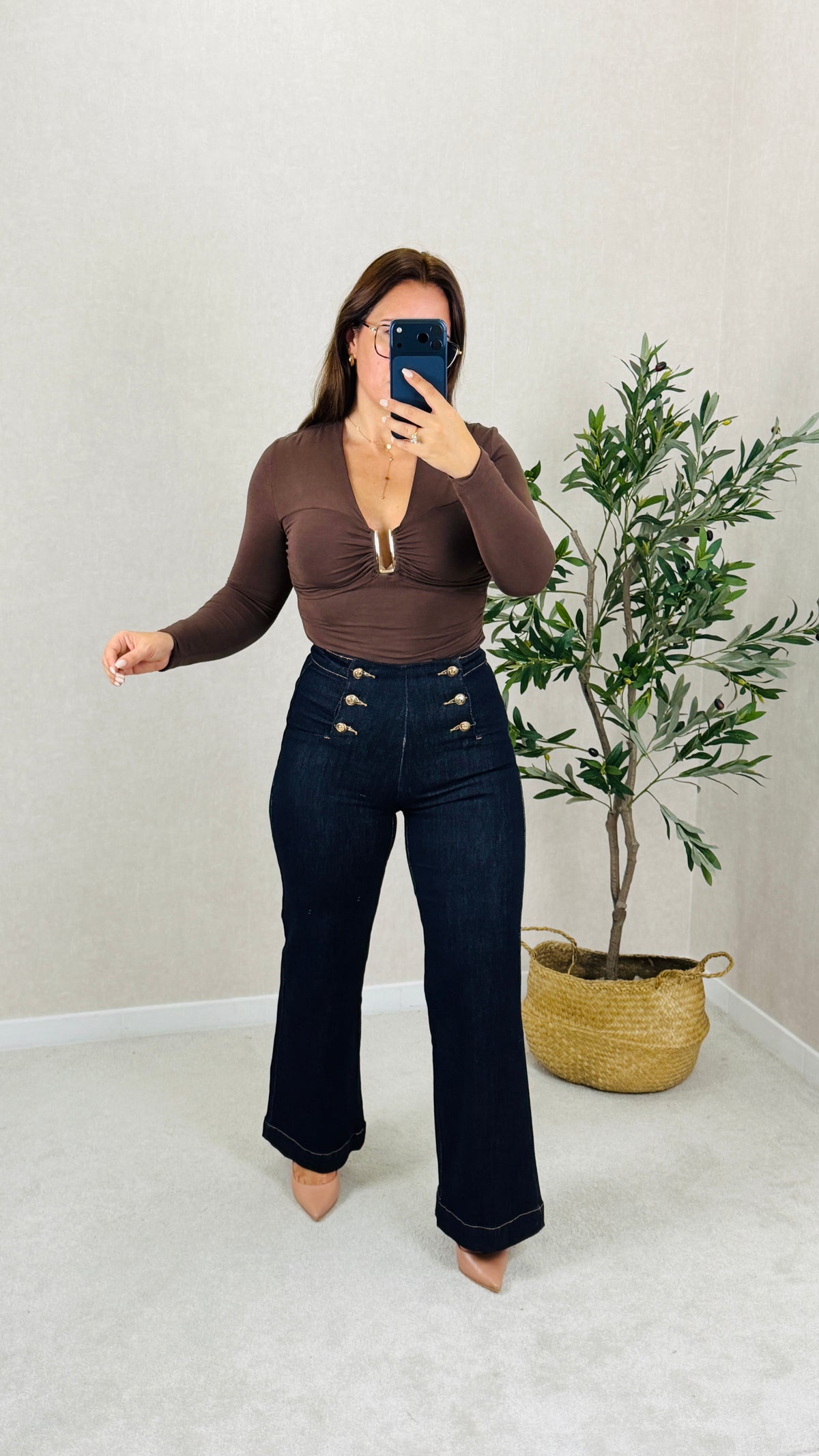 Body Capri Castanho