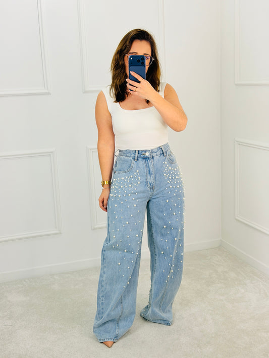 CALÇA DE GANGA PEROLAS MOCHY