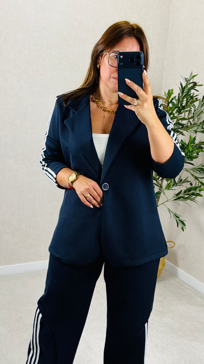 Conjunto Blazer e Calça em Felpa