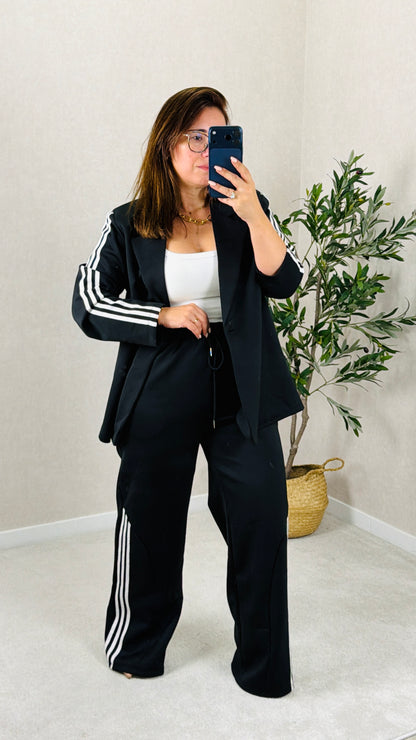 Conjunto Blazer e Calça em Felpa