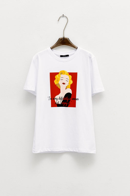 T-SHIRT MARILYN MONROE LUMINA