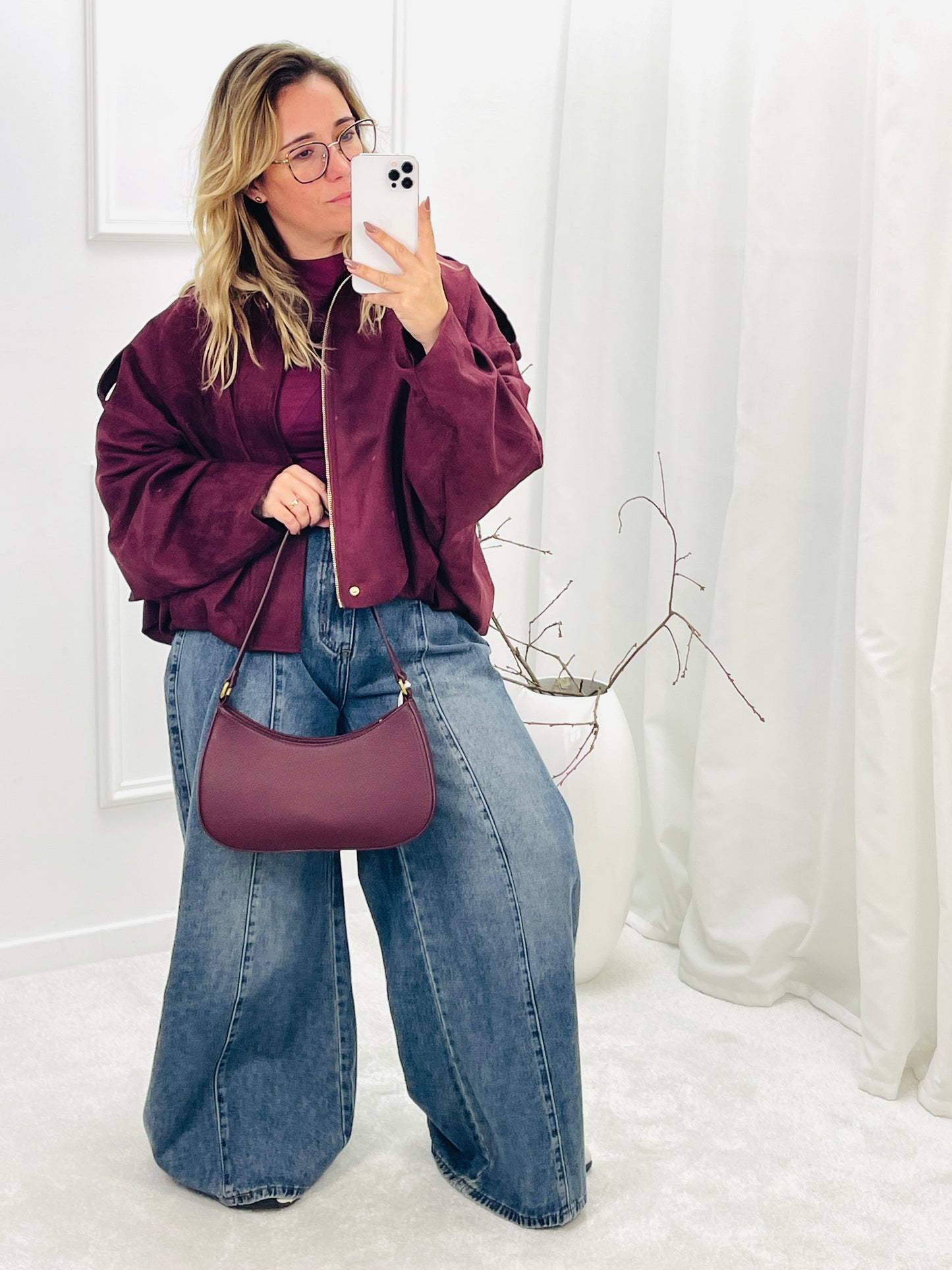 BOMBER CAMURÇA BORDEAUX