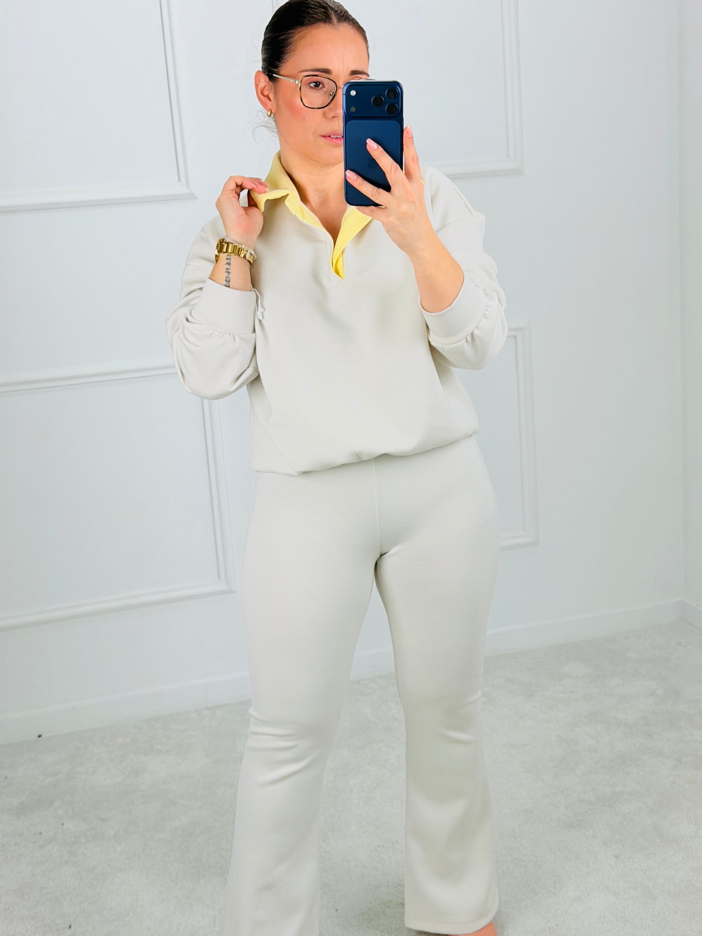 CONJUNTO POLO E CALÇA MALHA