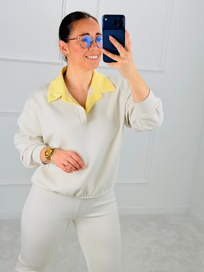 CONJUNTO POLO E CALÇA MALHA
