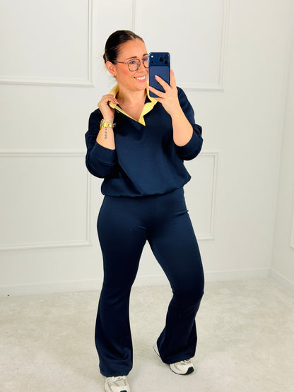 CONJUNTO POLO E CALÇA MALHA