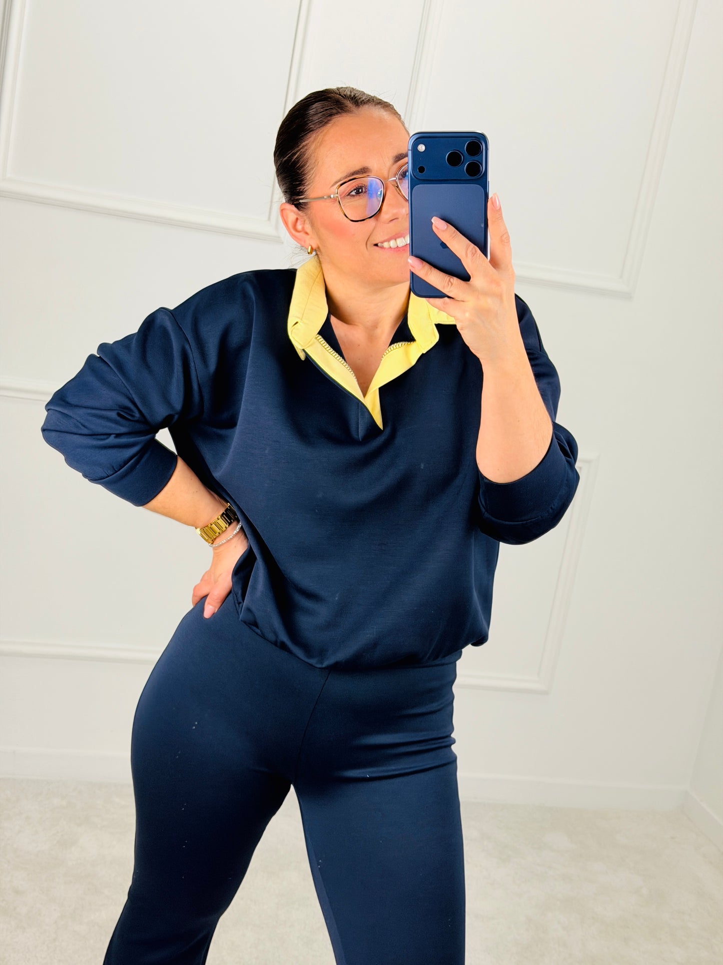 CONJUNTO POLO E CALÇA MALHA