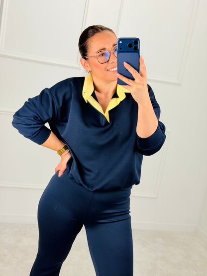 CONJUNTO POLO E CALÇA MALHA