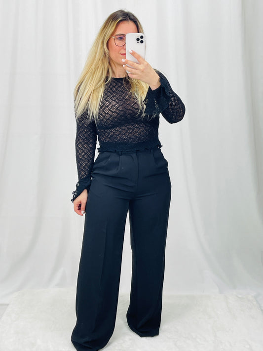 CALÇA DE ALFAIATARIA PRETO