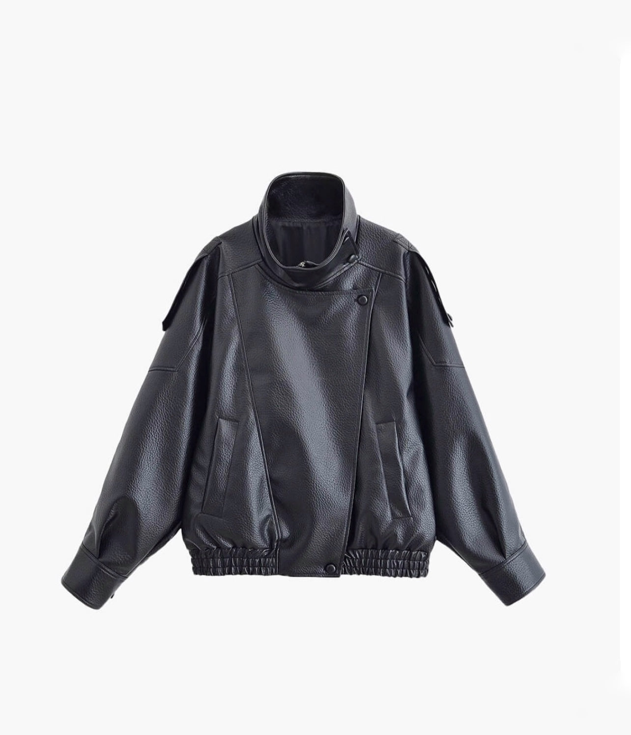 BLUSÃO EFEITO PELE PRETO