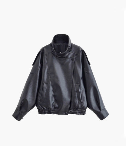 BLUSÃO EFEITO PELE PRETO