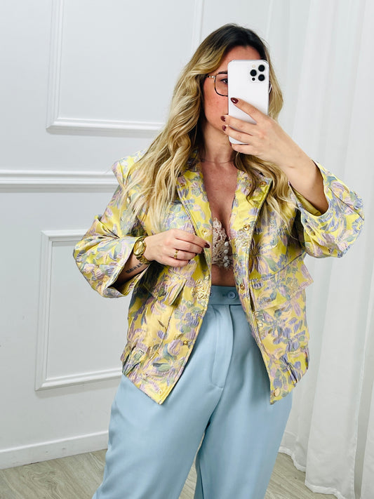 BOMBER BORDADO AMARELO