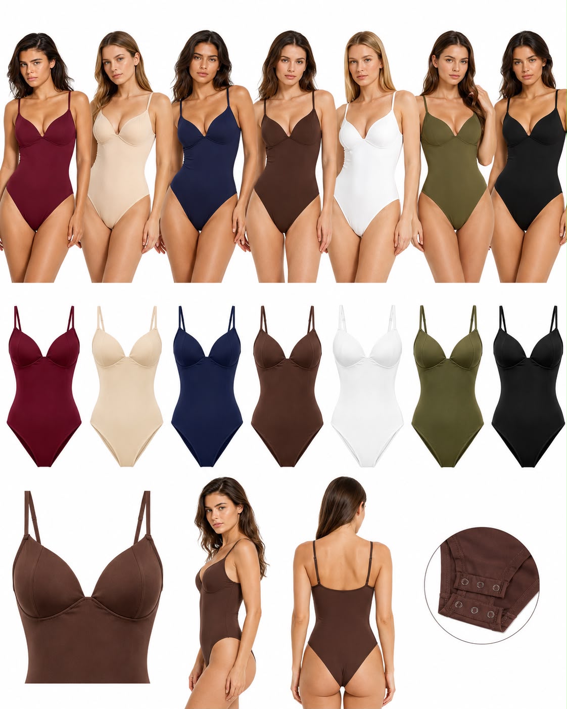 Body lycra com copas – foto 5