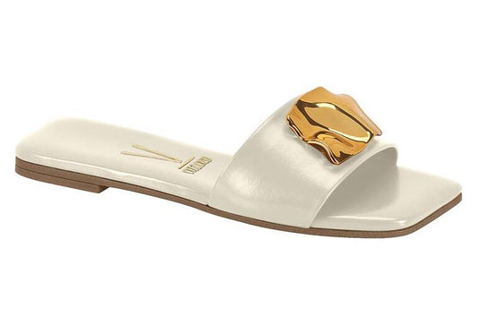 CHINELO CRU APLICAÇÃO DOURADA VIZZANO